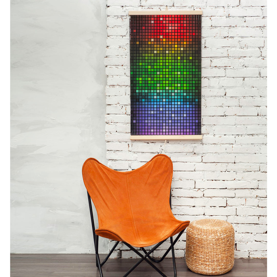 Infrazářič - flexibilní topný panel s regulátorem 430W TRIO vzor 4 mozaika, rozměry 100x57cm