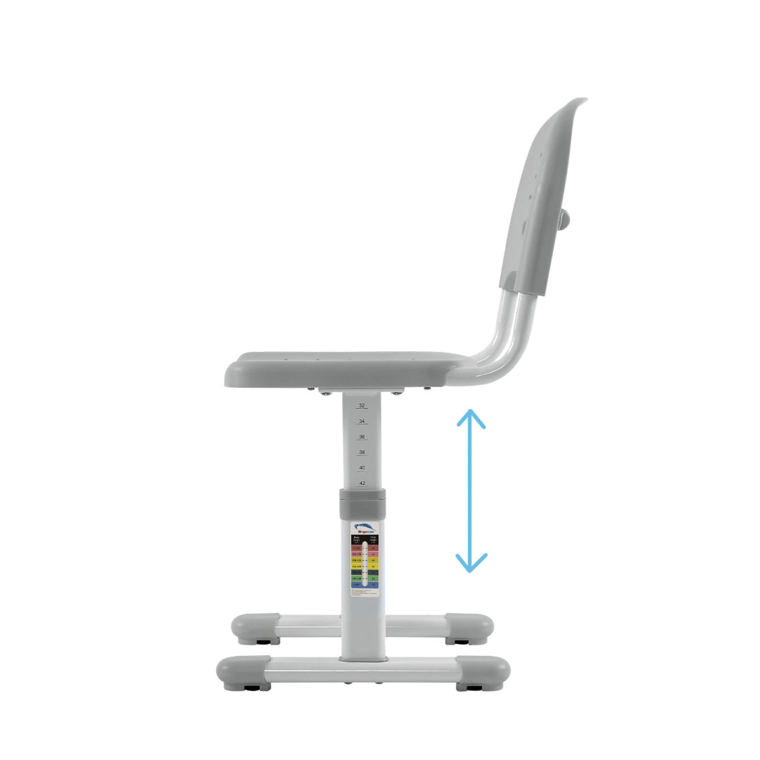 Ergo Office ER-418 Ergonomický dětský psací stůl se židlí a zásuvkou do 75 kg Školní psací stůl Výškově nastavitelný a naklápěcí