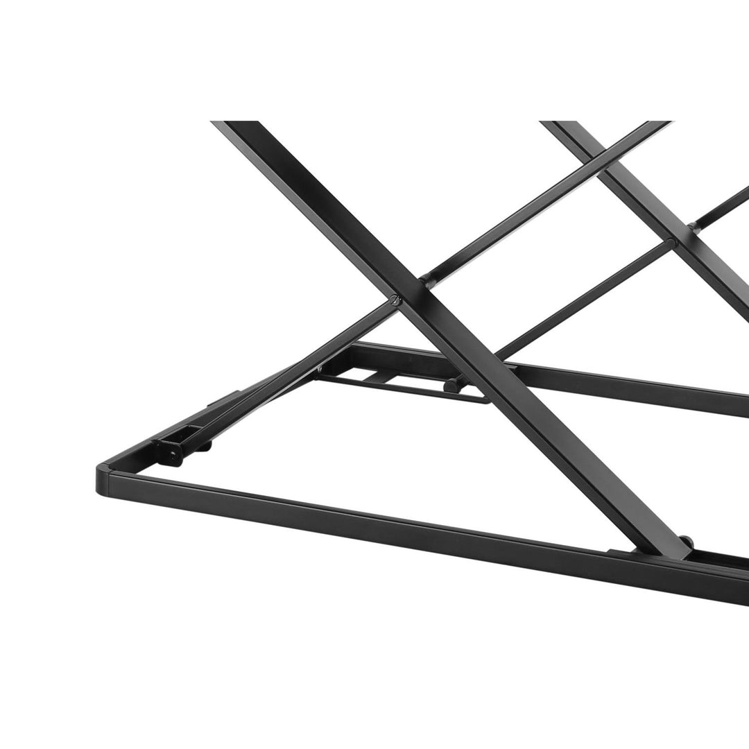 Ergo Office ER-420 Stůl vsedě Výškově nastavitelný nástavec na stůl s plynovým zdvihem Přestavník na monitor Notebook do max. 10 kg