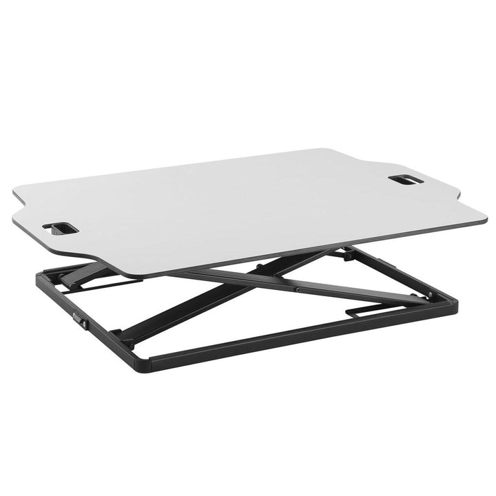 Ergo Office ER-420 Stůl vsedě Výškově nastavitelný nástavec na stůl s plynovým zdvihem Přestavník na monitor Notebook do max. 10 kg
