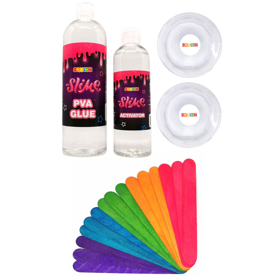 MAGIC BOX SLIME plastový materiál Sada pro dítě sada pro vytvoření slizu 12v1