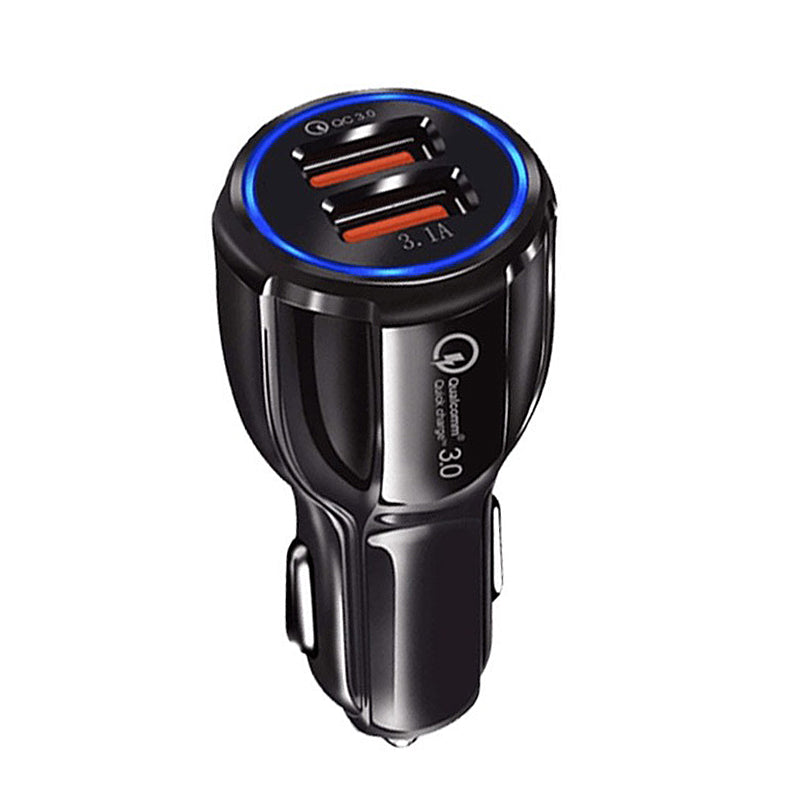 Nabíječka do auta QC 3.0 Maclean Energy MCE478 B - černá  QC 3.0 - 5V / 3A, 9V / 1,8A, 12V / 1,6A a 5V / 3,1A