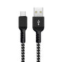 Kabel USB C podporující Fast Charge 2.4A Maclean Energy MCE471 černý, 1m 5V / 2,4A