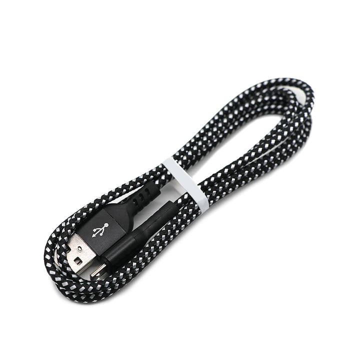 Kabel Micro USB podporující Fast Charge 2.4A Maclean Energy MCE473 černý, 1m 5V / 2.4A - přenos dat