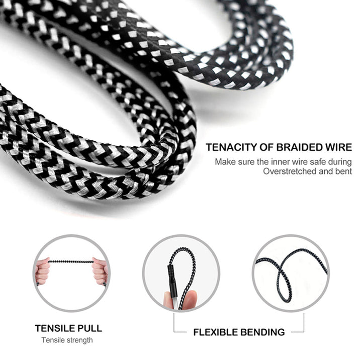 Kabel Micro USB podporující Fast Charge 2.4A Maclean Energy MCE473 černý, 1m 5V / 2.4A - přenos dat