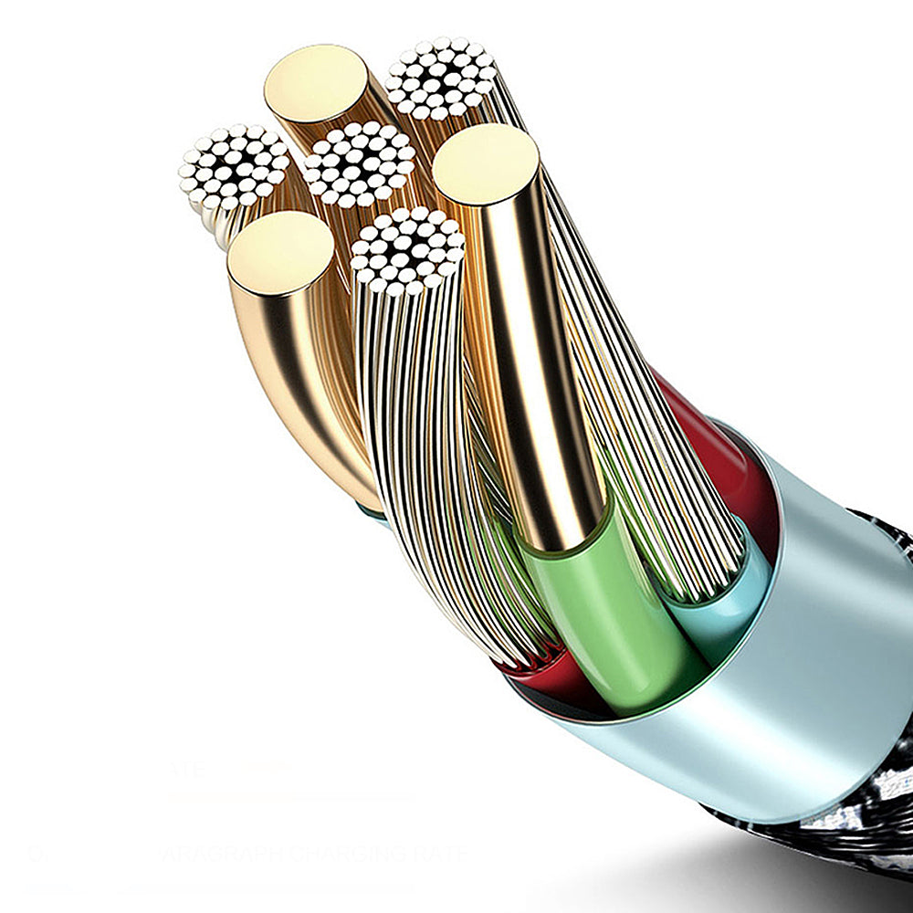 Kabel Micro USB podporující Fast Charge 2.4A Maclean Energy MCE473 černý, 1m 5V / 2.4A - přenos dat