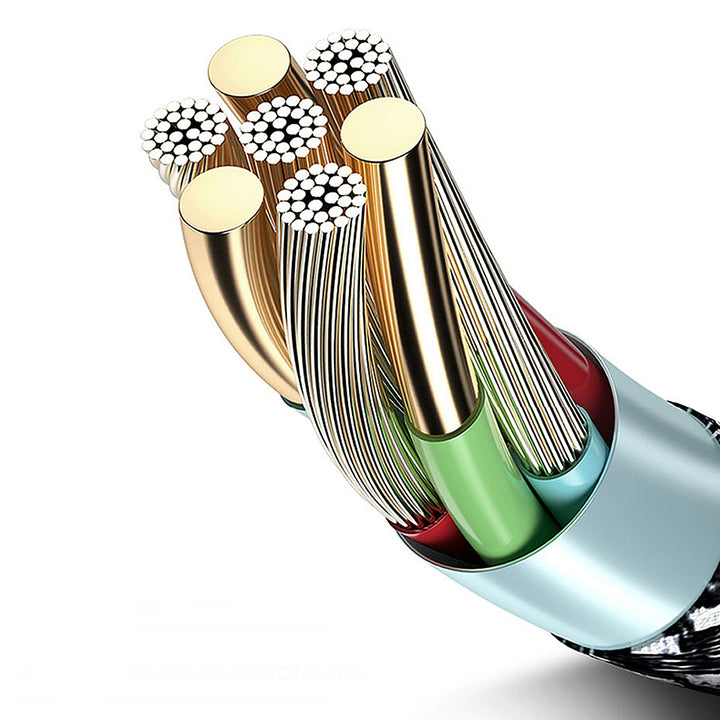Kabel Micro USB podporující Fast Charge 2.4A Maclean Energy MCE473 černý, 1m 5V / 2.4A - přenos dat