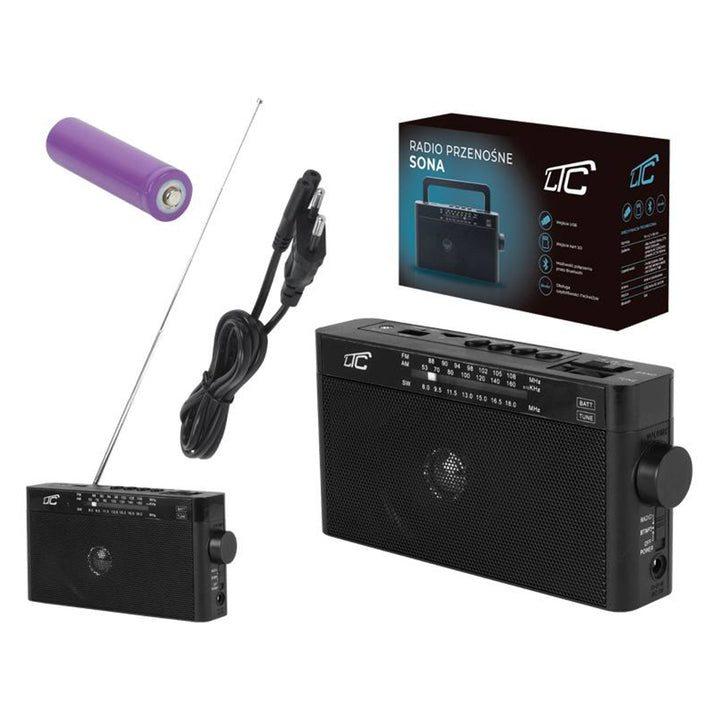Přenosné rádio Bluetooth LTC Retro Sona - moderní řešení v retro krytu