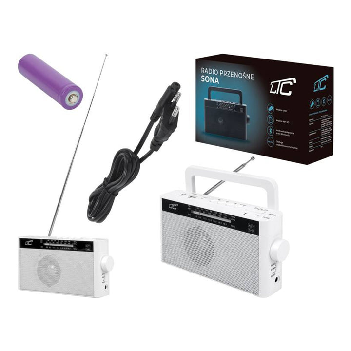 Přenosné rádio Bluetooth LTC Retro Sona - moderní řešení v retro krytu