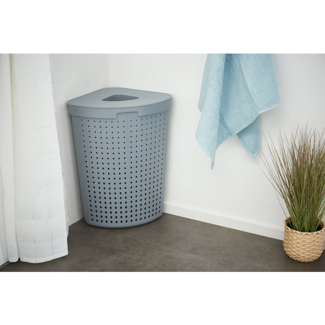 Rohový koš na prádlo Plast Team Seoul 62L - praktická řešení a jedinečný design