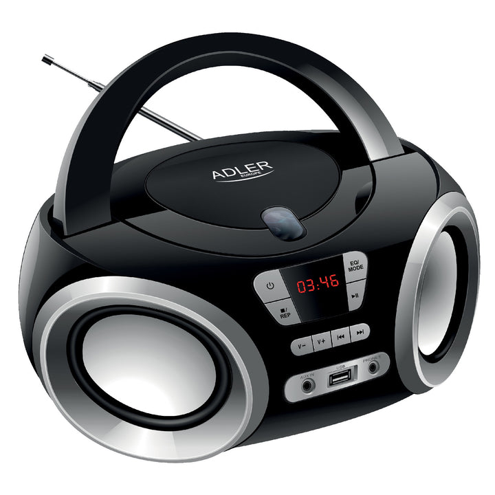 Boombox na CD-MP3, USB, rádio Adler AD 1181
