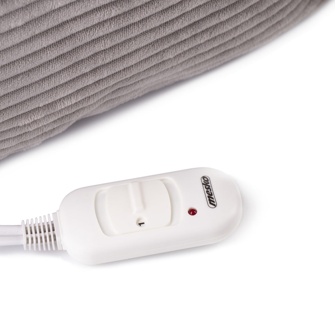 MESKO MS 7429 elektrický vyhřívací polštář s měkkým, pratelným potahem, dálkové ovládání, 2 nastavení teploty