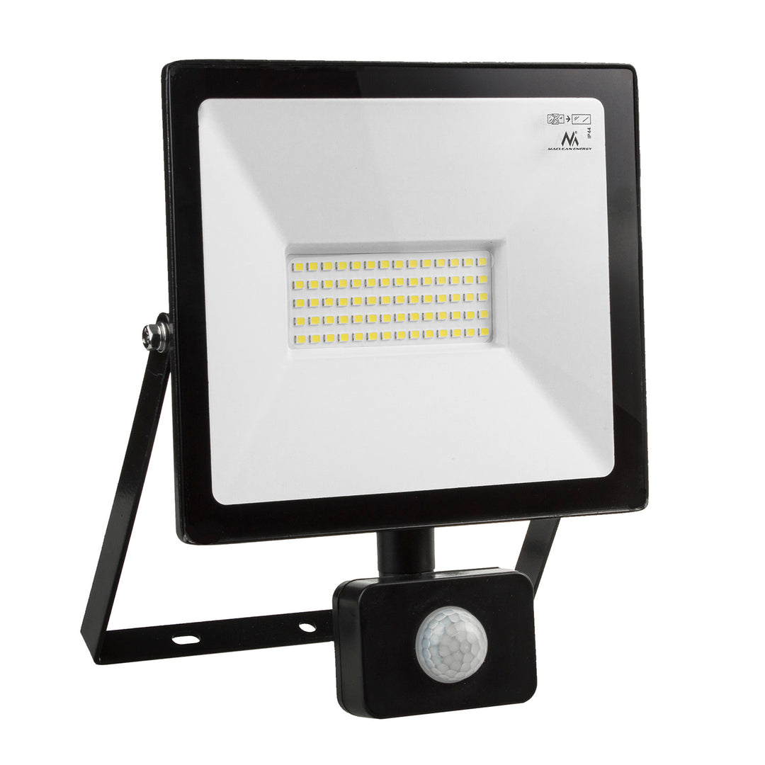 LED světlomet s pohybovým senzorem Maclean MCE650  50 W 4000 lm, neutrální bílá (4000 K) IP44