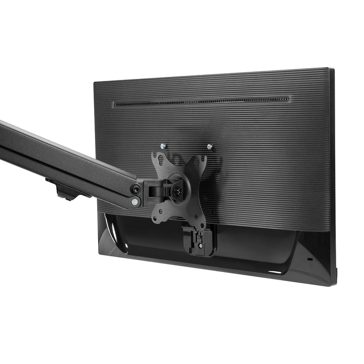 Maclean MC-906 1-komorový držák monitoru s plynovou pružinou 17-27'' stolní držák rameno monitoru otočné naklápěcí otočné VESA 75x75 100x100 do 7 kg