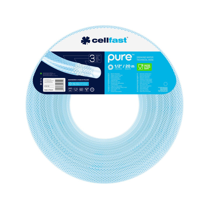 Hadice na pitnou vodu Cellfast 20-140 3vrstvá 12,5 mm x 2,5 mm 20 m