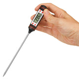 Teploměr/sonda na potraviny GreenBlue GB178, délka sondy 15 cm, teplotní rozsah -50 stupňů C až +300 stupňů C, přesnost 0,1 stupně C