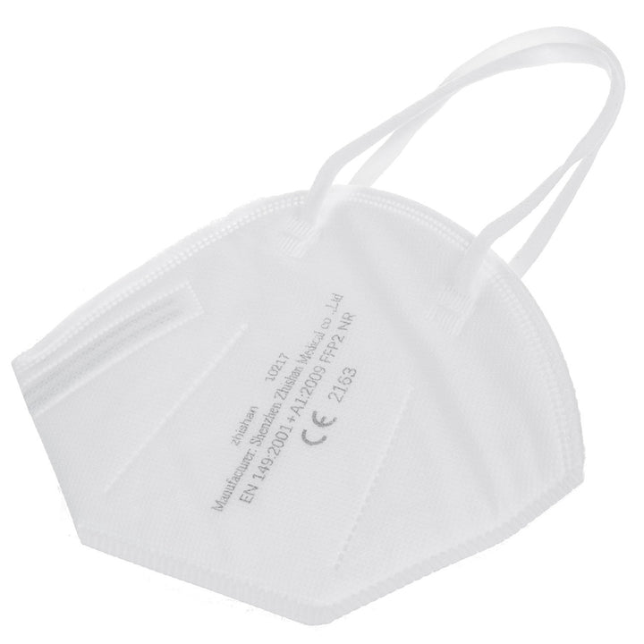 Sada 50 bílých masek filtrů FFP2