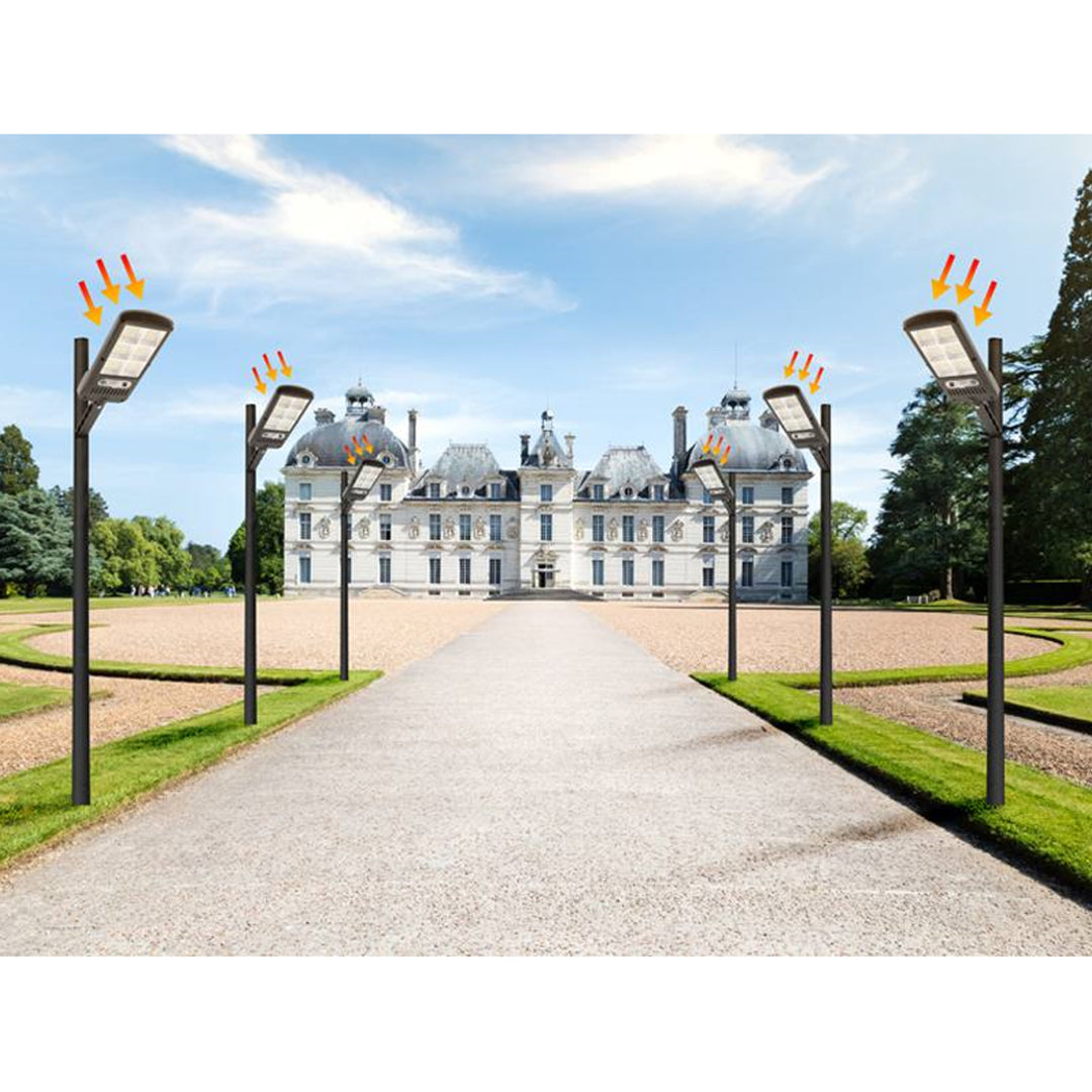 Solární lampa s čidlem pohybu a soumraku LTC LXLL116  s dálkovým ovládáním