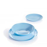 Jídelní souprava LUMINARC Diwali Light Blue 18 ks, pro 6 osob