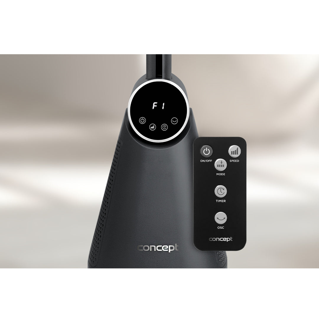 Sloupový ventilátor Concept VS5130 s dálkovým ovládáním 50 W, 101 cm, 3 rychlosti, 15 hodinový časovač