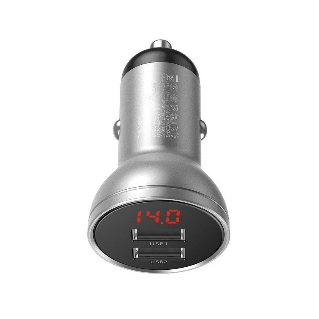 Nabíječka do auta se dvěma zásuvkami USB Baseus VCBXA CCBX-0S