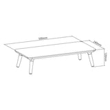 Dřevěný stojan pro monitor / notebook Maclean, (500x240x120mm), barva černý ořech, max. 20 kg, MC-930