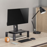 Stojan na notebook / monitor Maclean, max. 20 kg, tvrzené sklo, (429x269x127 mm), MC-934