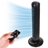 Sloupový ventilátor s dálkovým ovládáním, 3 režimy, 3 rychlosti, 80° oscilace, 45 W, časovač, výška 82 cm GB645