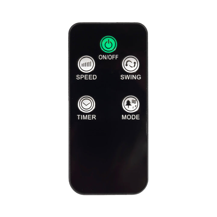 Sloupový ventilátor s dálkovým ovládáním, 3 režimy, 3 rychlosti, 80° oscilace, 45 W, časovač, výška 82 cm GB645