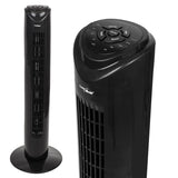 Sloupový ventilátor s dálkovým ovládáním, 3 režimy, 3 rychlosti, 80° oscilace, 45 W, časovač, výška 82 cm GB645