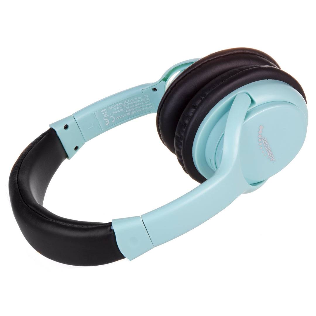 Bezdrátová bluetooth sluchátka Audiocore AC720 V5.1, 200mAh, pracovní doba 3-4h, doba nabíjení 1-2h, BL modrá