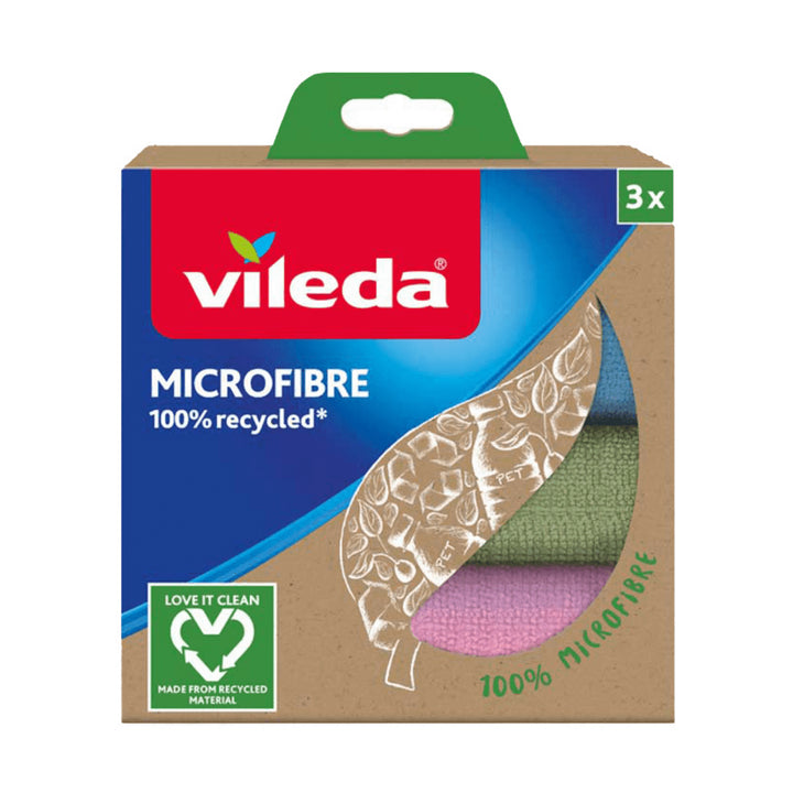 Vileda 168310 mikrohadřík 100% mikrovlákno, recyklované ECO - 3 kusy