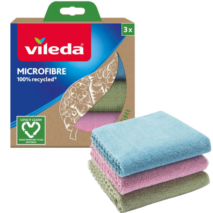 Vileda 168310 mikrohadřík 100% mikrovlákno, recyklované ECO - 3 kusy