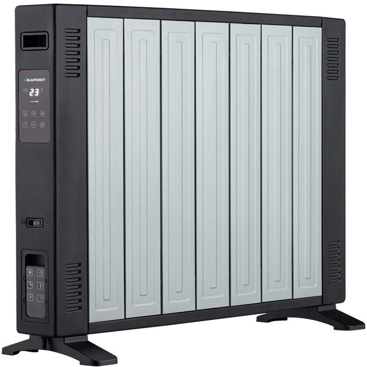 Konvektorový ohřívač Blaupunkt HCO701 2000 W, dálkové ovládání, automatický časovač, LCD displej, bezpečnostní spínač, přepínač prevence přehřátí, termostat 22 m2 , urovně výkonu topení, Eko režim