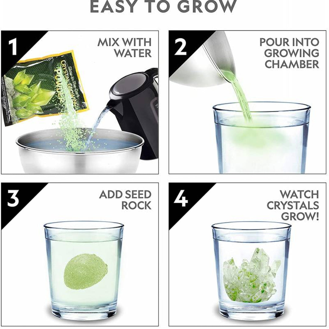 National Geographic Kit - vytvoř krystal svítící v noci