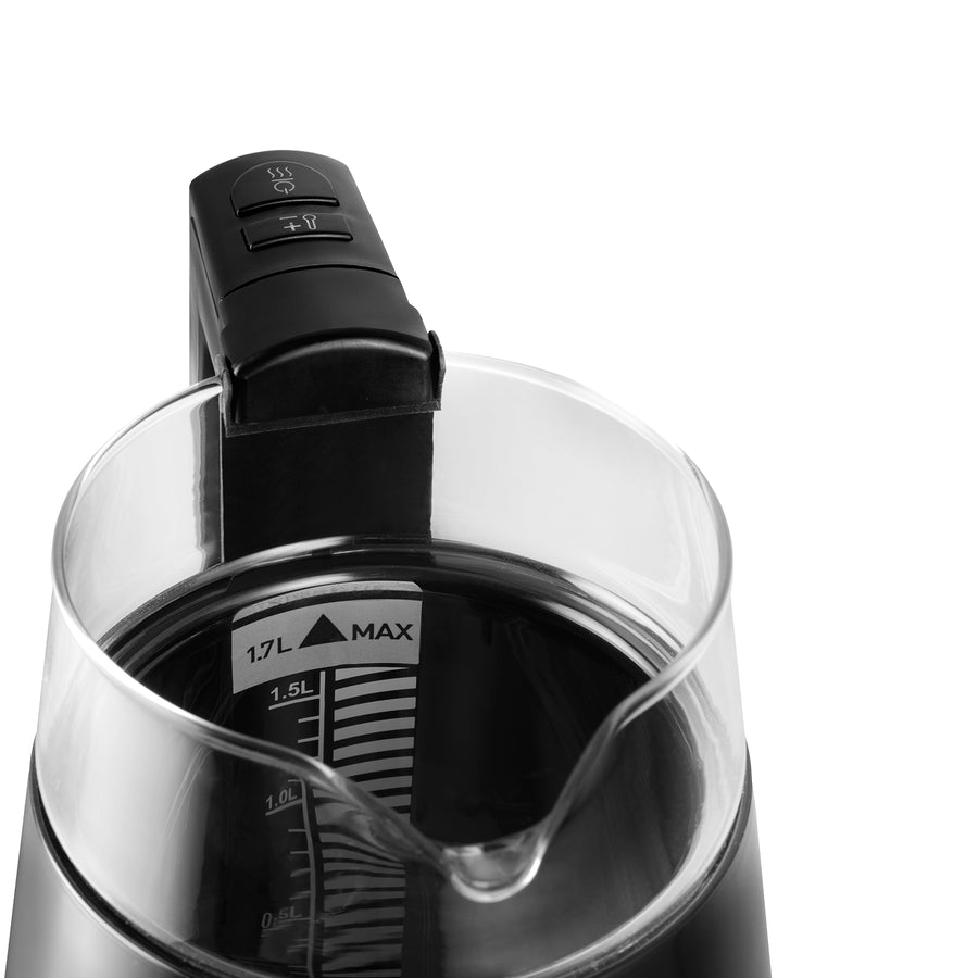 Concept RK4170 rychlovarná konvice 1,7 l, nastavení teploty, digitální displej, otočná funkce, udržování teploty 360 °