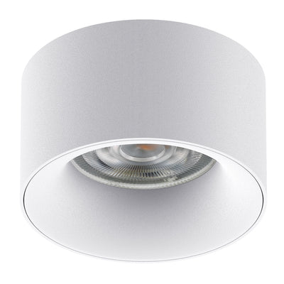 Zápustná montáž / trubice Maclean, bodová, kruhová, hliníková, GU5.3, 70x40mm, bílá, MCE457 W/W
