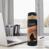 Termohrnek na kávu Termoska Izolovaná láhev z nerezové oceli na horké nebo studené nápoje 400 ml (Space)