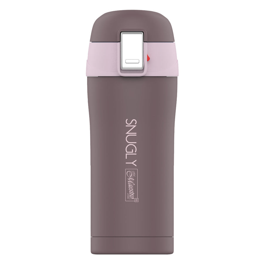 Maestro MR-1643 Termohrnek Snugly hrnek na kávu, nerezová ocel na horké nebo studené nápoje (300 ml, hnědá)