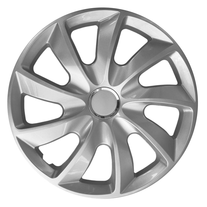 Poklice na kola 13" Stig NRM, stříbrné, 4 ks OPEL FORD CITROEN AUDI VW