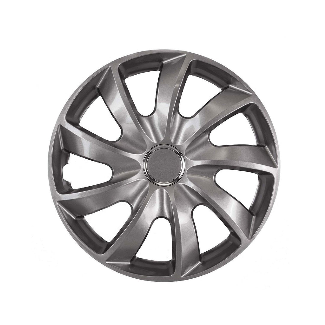 Poklice na kola 14" Stig NRM, grafit, 4 ks RENAULT OPEL FORD CITROEN