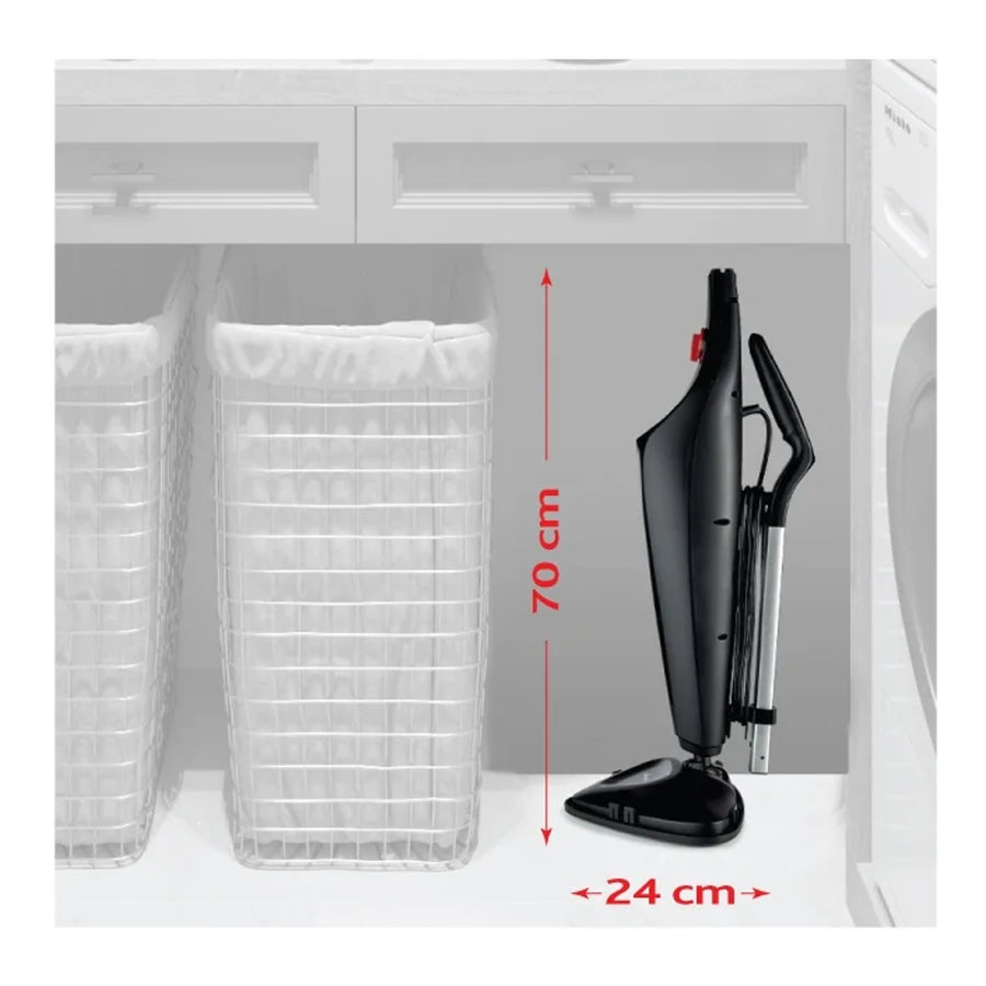 Parní mop Vileda Steam Plus Compact, výkon 1550 W, objem nádržky 400 ml, 2 náplně,