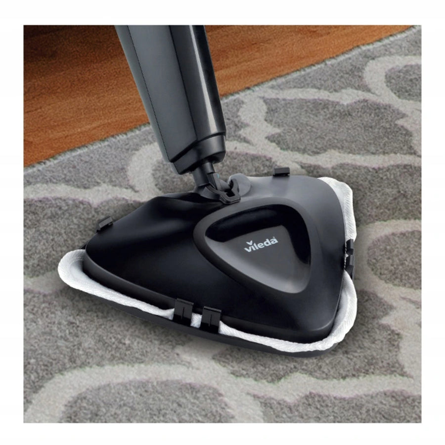 Parní mop Vileda Steam Plus Compact, výkon 1550 W, objem nádržky 400 ml, 2 náplně,