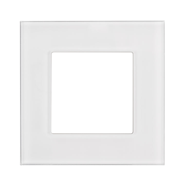 Skleněný rám Maclean, jednoduchý, bílý, 86x86 mm, MCE730W
