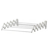 Nástěnný koupelnový sušák na prádlo ABJ (70 cm, bílý)