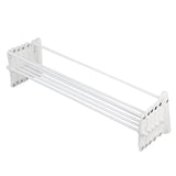 Nástěnný koupelnový sušák na prádlo ABJ (80 cm, bílý)