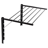 Nástěnný sušák na prádlo ABJ  Majka (80 cm, černý)