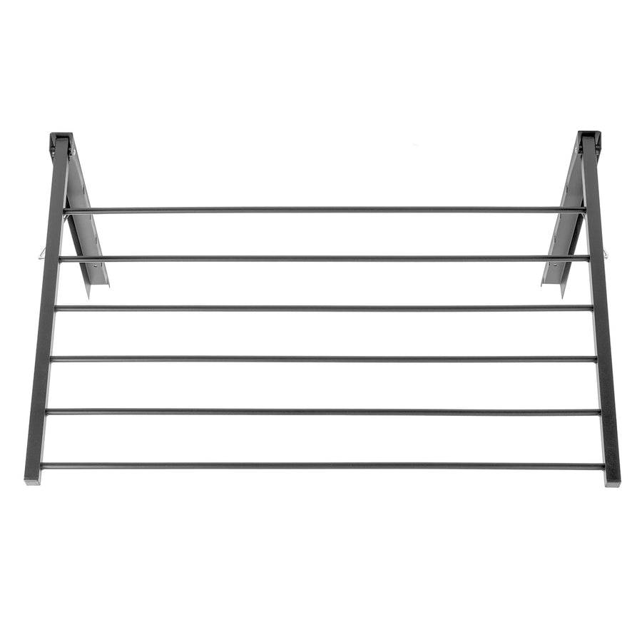 Nástěnný koupelnový sušák na prádlo ABJ Majka (80 cm, stříbrný)