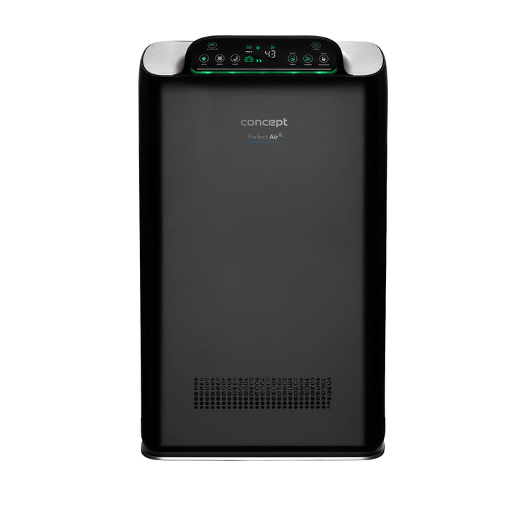 CONCEPT Čistička vzduchu Perfect Air SMART CA2000 320 m3/h 7stupňová filtrace Prachový filtr HEPA-13 Ionizátor Uhlíkový filtr 99,9 % Mobilní aplikace, černá