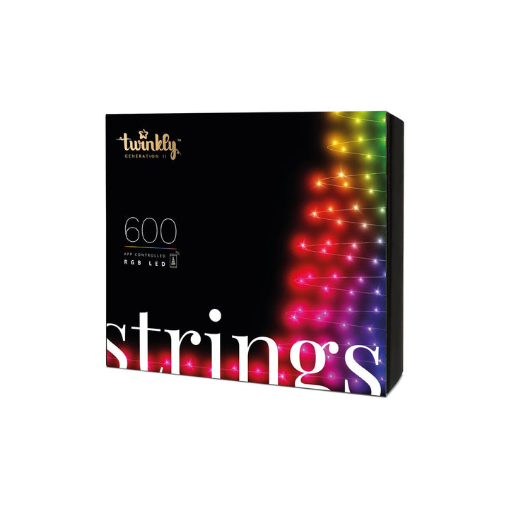 Vánoční osvětlení stromu smart Twinkly Strings 600LED RGB 48m